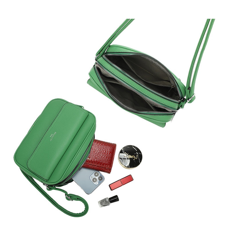 Green store crossbody bag